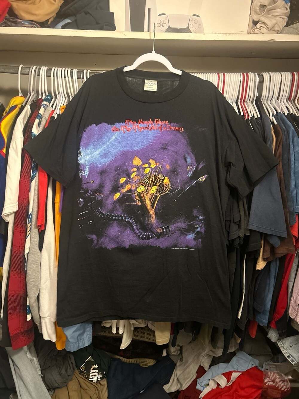 Vintage 1993 The Moody Blues 'On The Threshold of a Dream' Band T-Shirt